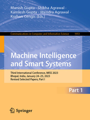 cover image of Machine Intelligence and Smart Systems